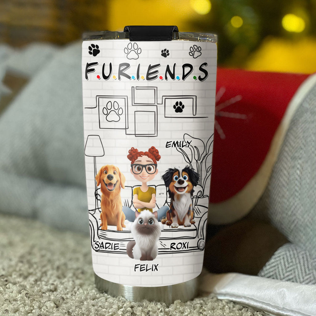 Custom Christmas Birthday Gifts For Pet Lovers • Your Fur Friend - Personalized Tumbler