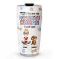 Custom Mother's day Birthday Gifts For Dog Mom, Dog Lovers • Hooman - Personalized 3D Inflated Effect Tumbler