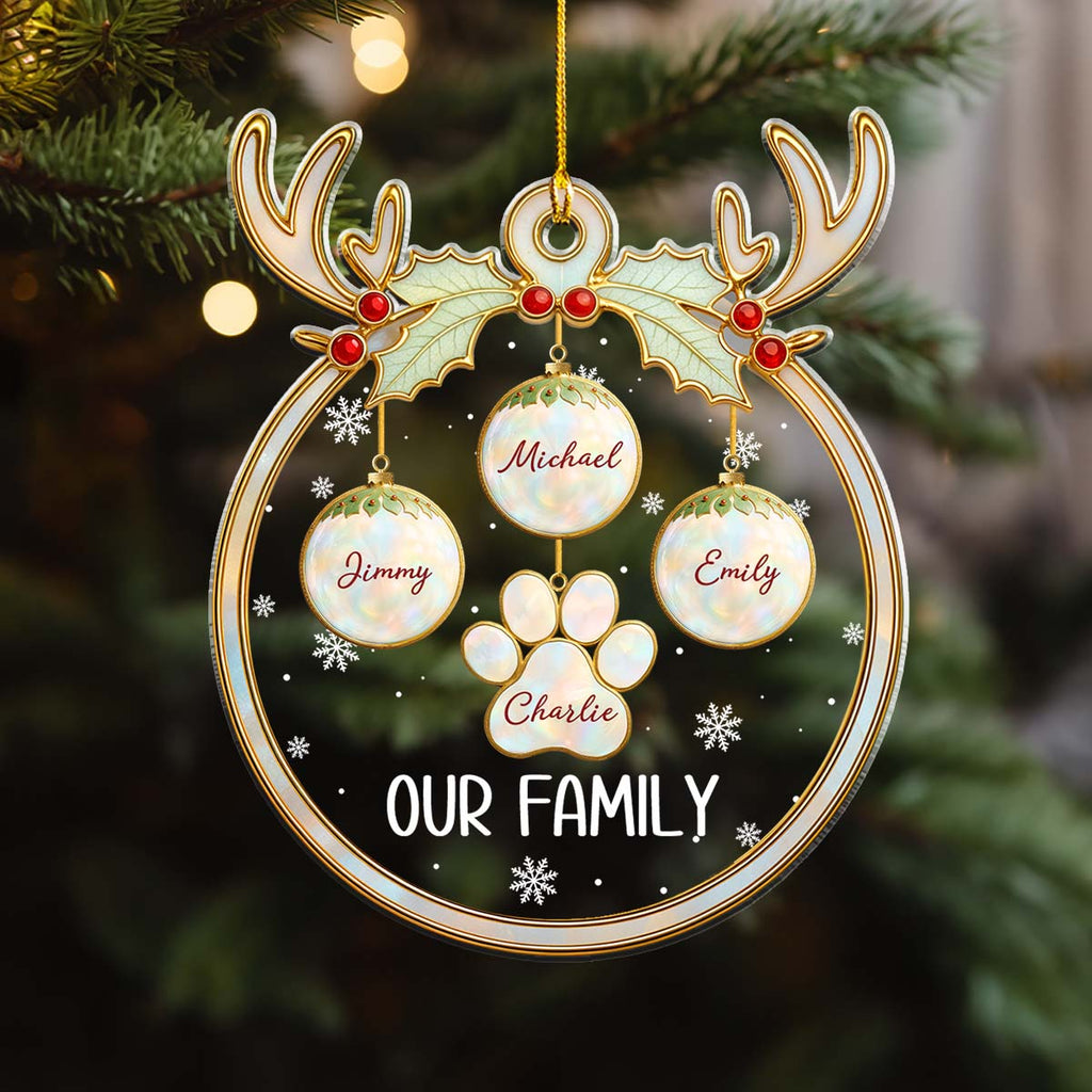 Our New Year Family - Personalized Acrylic Ornament