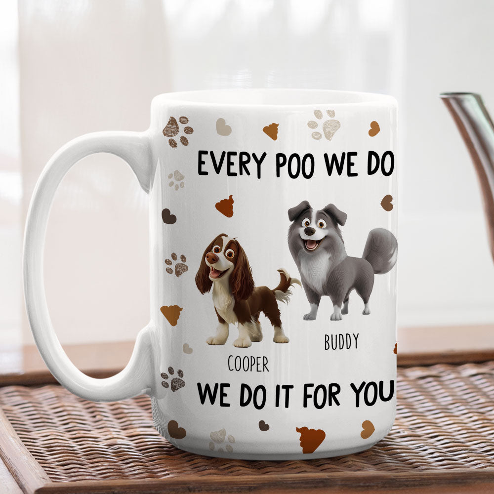 Custom Mother's Father's day Birthday Gifts For Dog Lovers • Do It For You - Personalized Coffee Mug