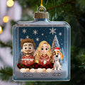 Custom Christmas Decor Home Birthday Gifts For Dog Lovers • We And Our Dog Box - Personalized Acrylic Ornament