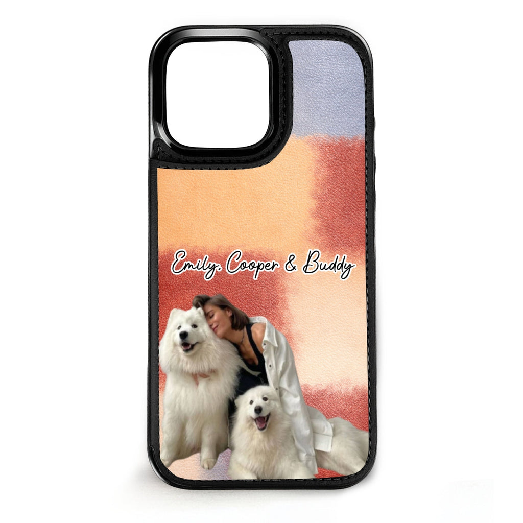 The Mom They Need Photo - Personalized Leather Phone Case