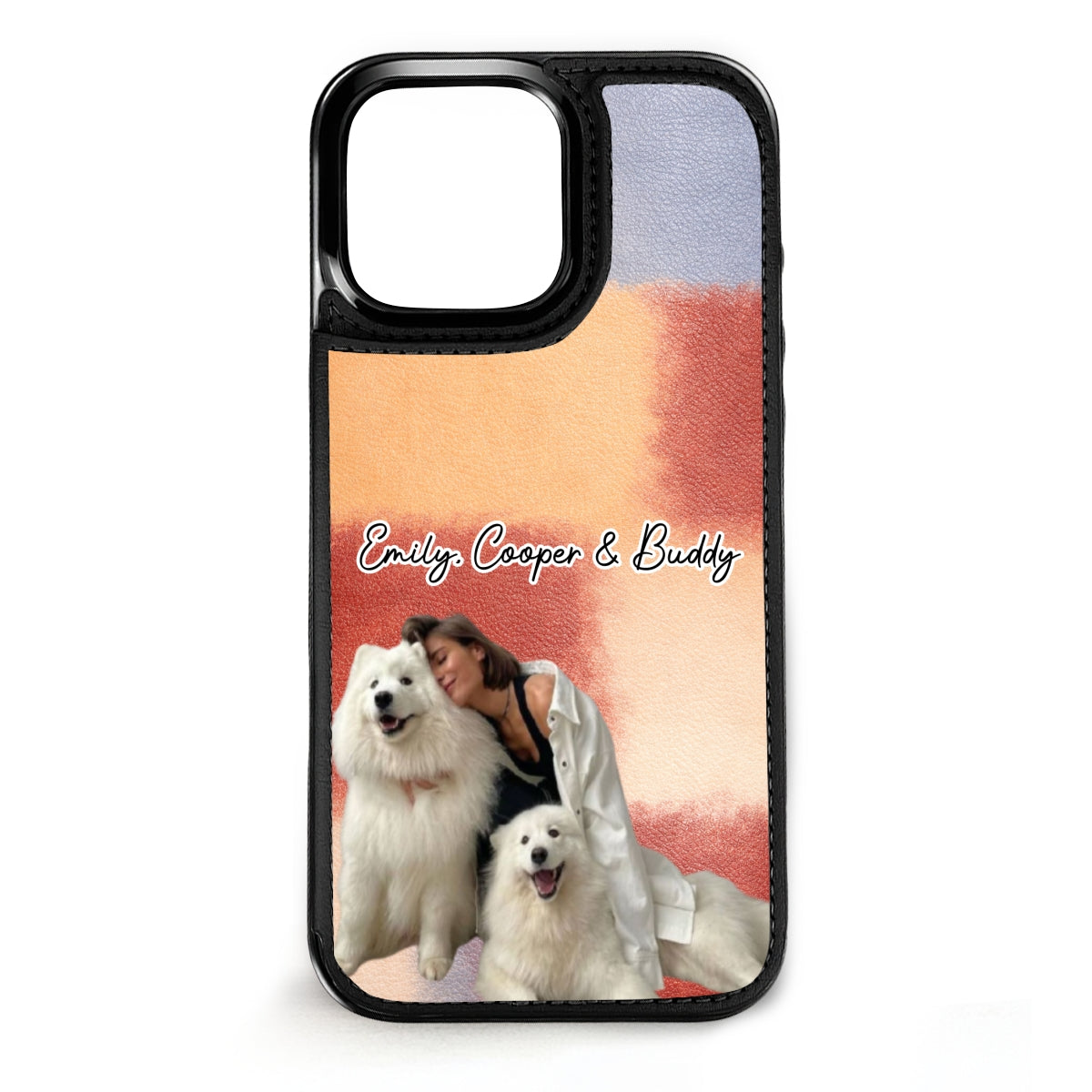 The Mom They Need Photo - Personalized Leather Phone Case