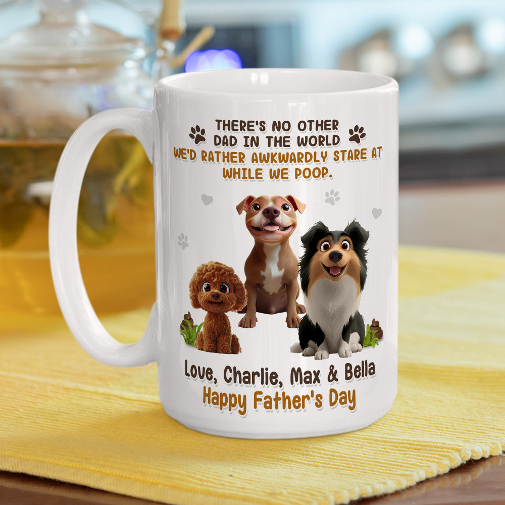 Custom Christmas Birthday Gifts For Dog Dad, Dog Lovers • You Deserve This Poopy Honor - Personalized Coffee Mug