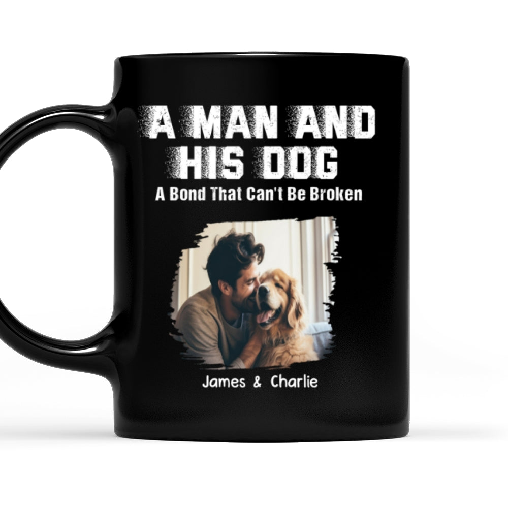 Custom Photo Christmas Birthday Gifts For Dog Lovers • Me And My Dog Together Forever Photo - Personalized Coffee Mug