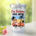 Custom Christmas Birthday Gifts For Dog Mom, Dog Lovers • I Am Not Retired - Personalized 14oz Plastic Tumbler