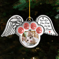Custom Christmas Memorial Sympathy Gifts For Dogs, Cats • Cat In Heaven Photo - Personalized Acrylic Ornament