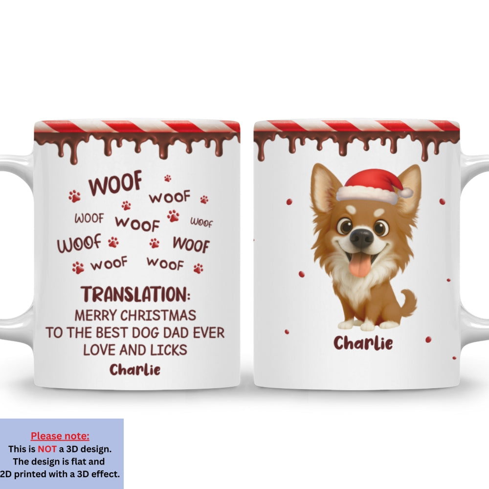Custom Christmas Birthday Gifts For Dog Lovers • Licks To You - Personalized Coffee Mug