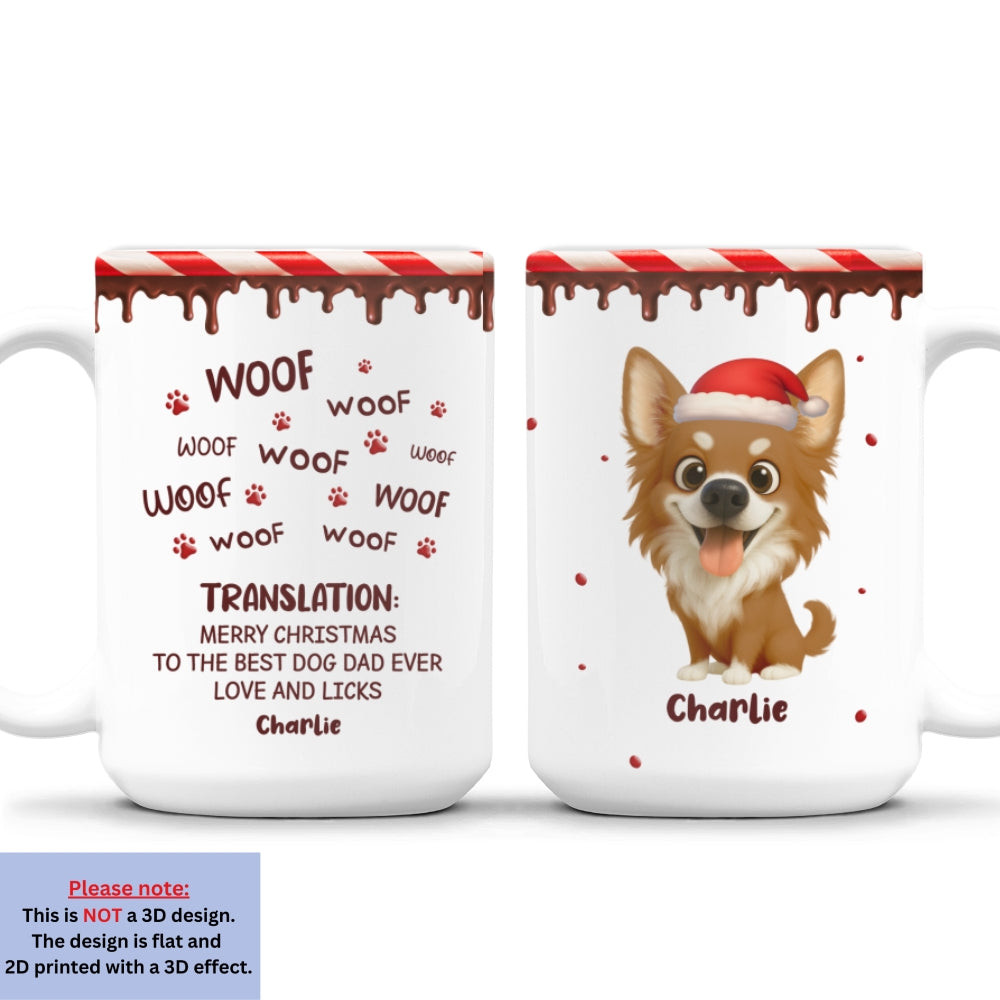 Custom Christmas Birthday Gifts For Dog Lovers • Licks To You - Personalized Coffee Mug