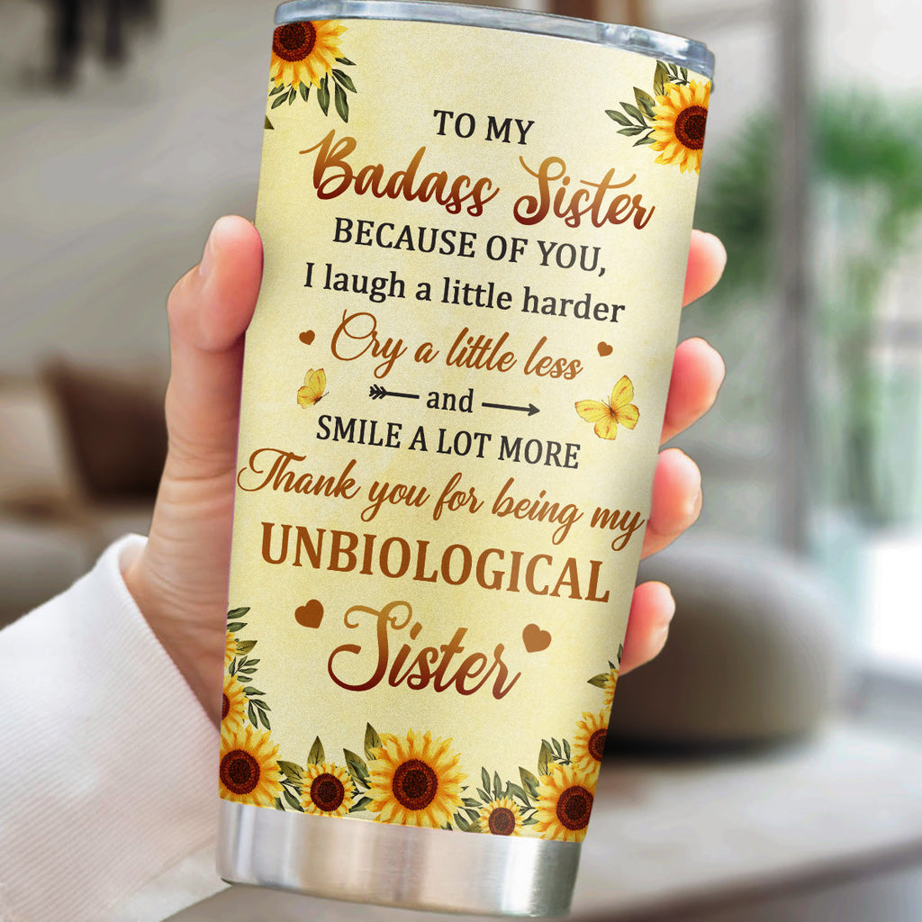 To My Badass Bestie - Personalized Tumbler