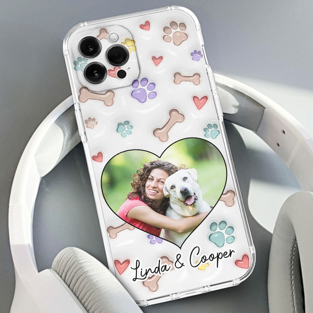 Her Baby Lovely Pets Ver Photo - Personalized 3D Inflated Effect Phone Case