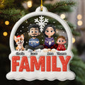 Custom Christmas Decor Home Birthday Gifts For Dog Lovers • Together Forever Round Version - Personalized 3D Effect Acrylic Ornament