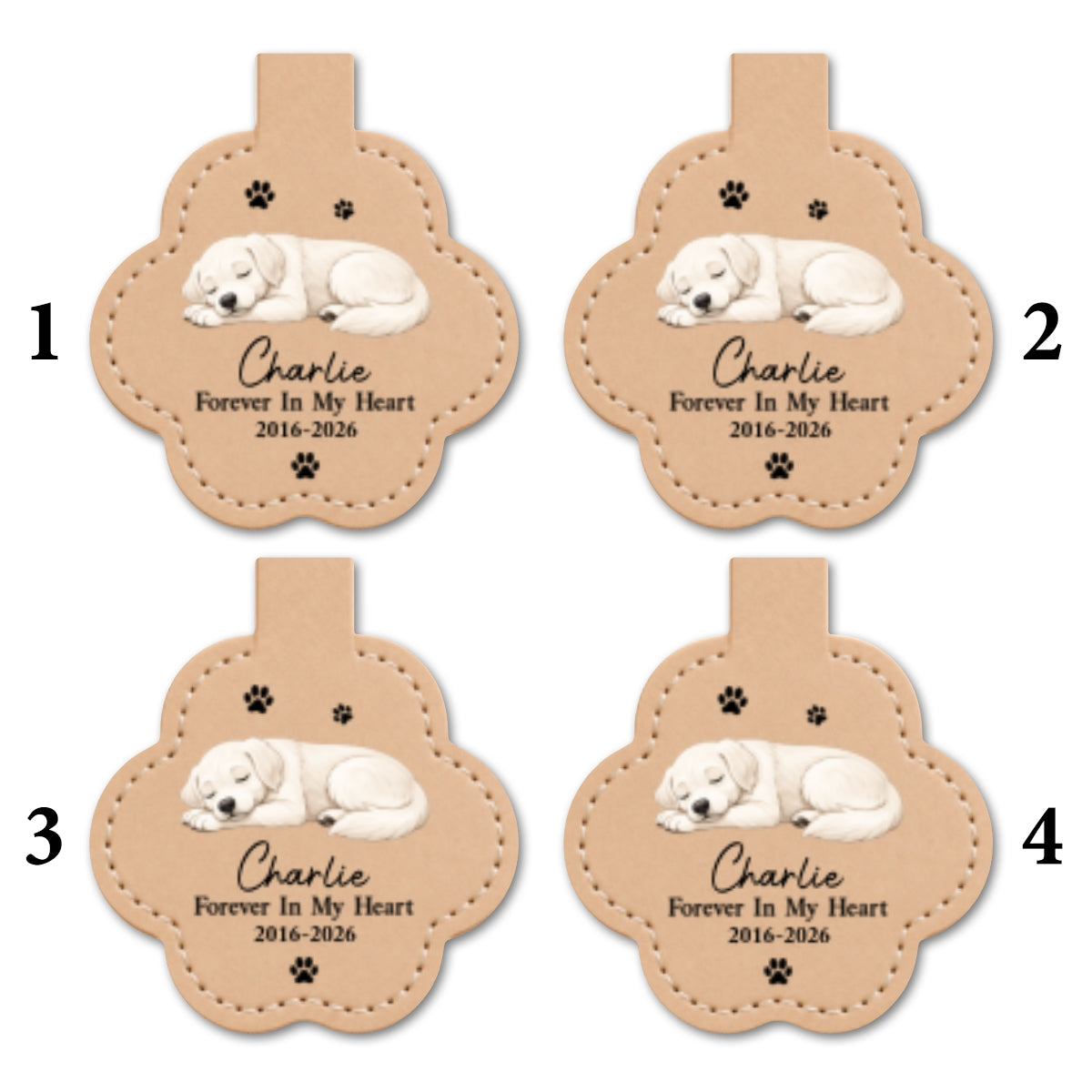 Forever In My Heart - Personalized Pet Fur Keychain