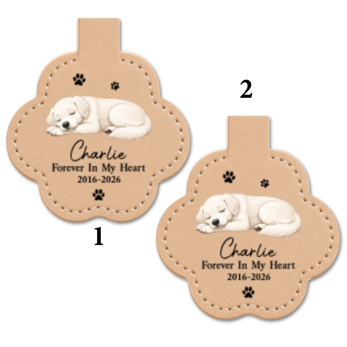 Forever In My Heart - Personalized Pet Fur Keychain