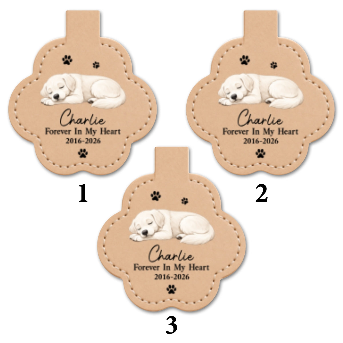 Forever In My Heart - Personalized Pet Fur Keychain