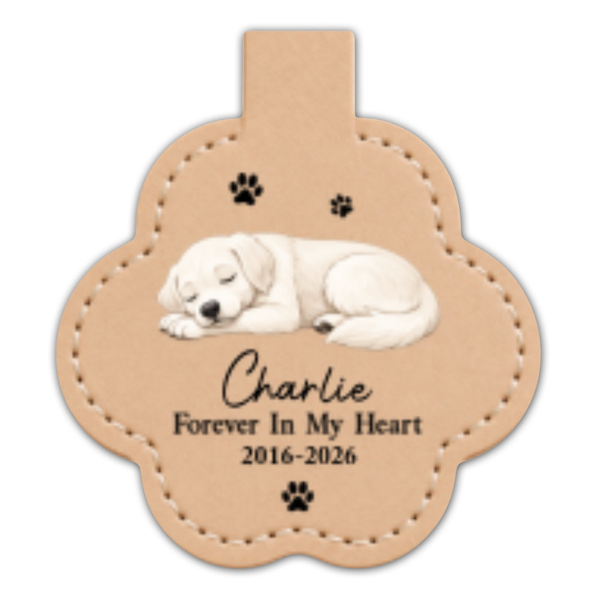 Forever In My Heart - Personalized Pet Fur Keychain