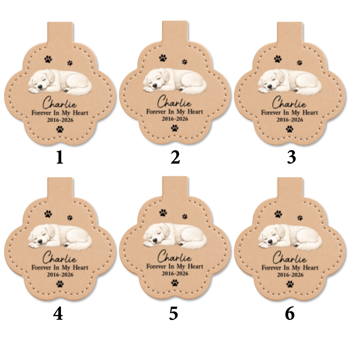 Forever In My Heart - Personalized Pet Fur Keychain