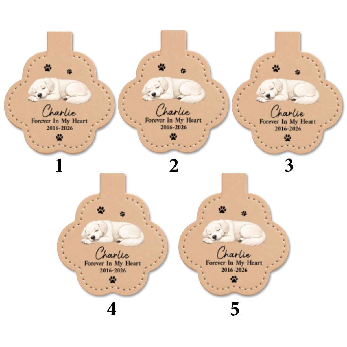 Forever In My Heart - Personalized Pet Fur Keychain