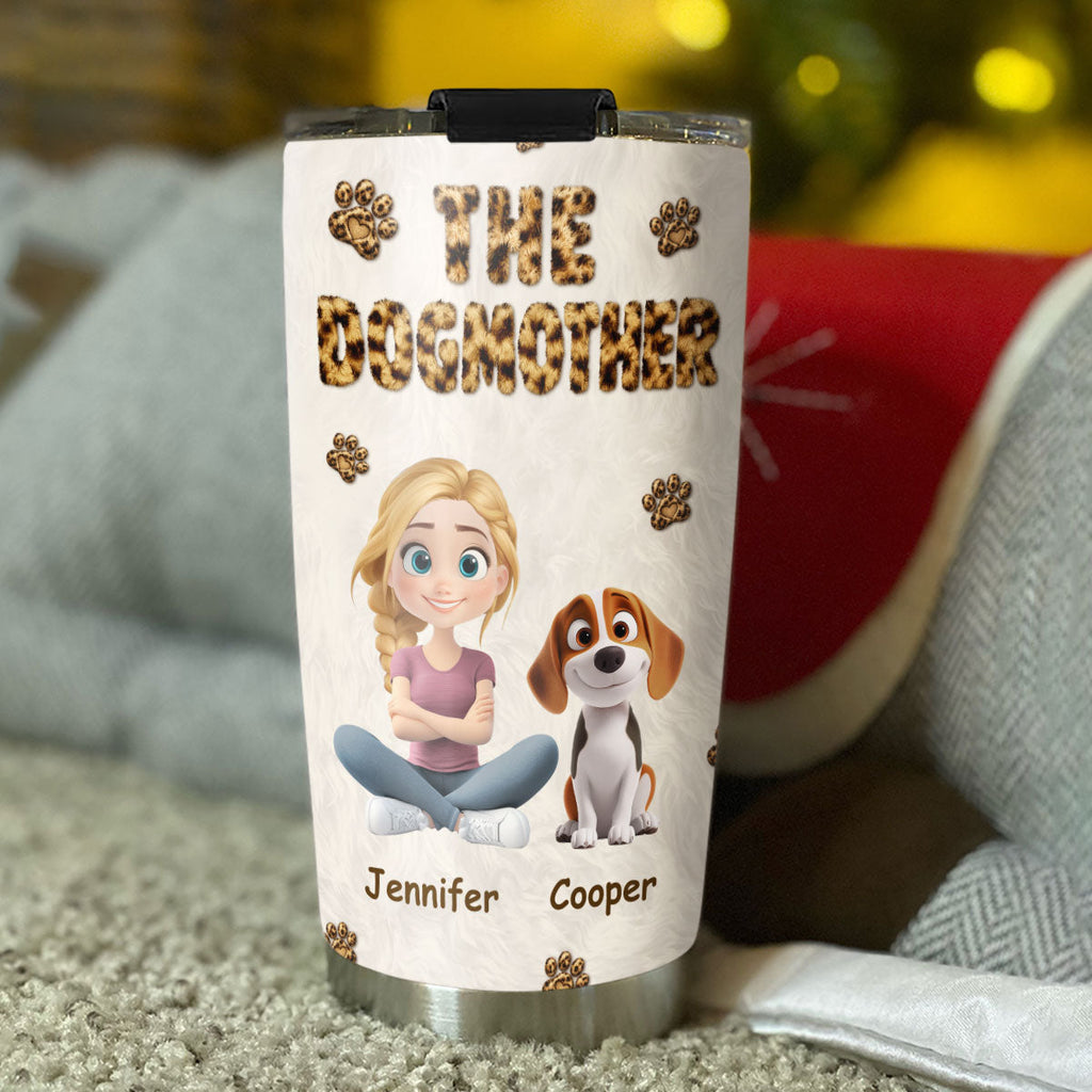 Custom Christmas Birthday Gifts For Dog Mom, Dog Lovers • Like You Better - Personalized 3D Effect Tumbler