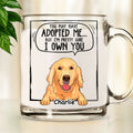 Custom Christmas Birthday Gifts For Dog Lovers • Pretty Sure - Personalized Glass Mug