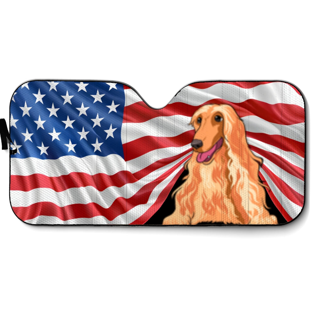 Custom Christmas Birthday Gifts Car Accessories for Pet Parents • Life Is A Grand Adventure - Personalized Car Sunshade
