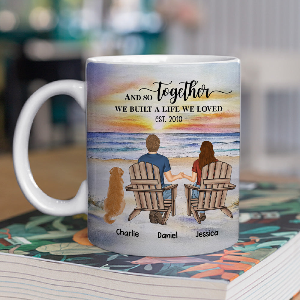 Custom Christmas Birthday Gifts For Dog Lovers • A Life We Want - Personalized Coffee Mug