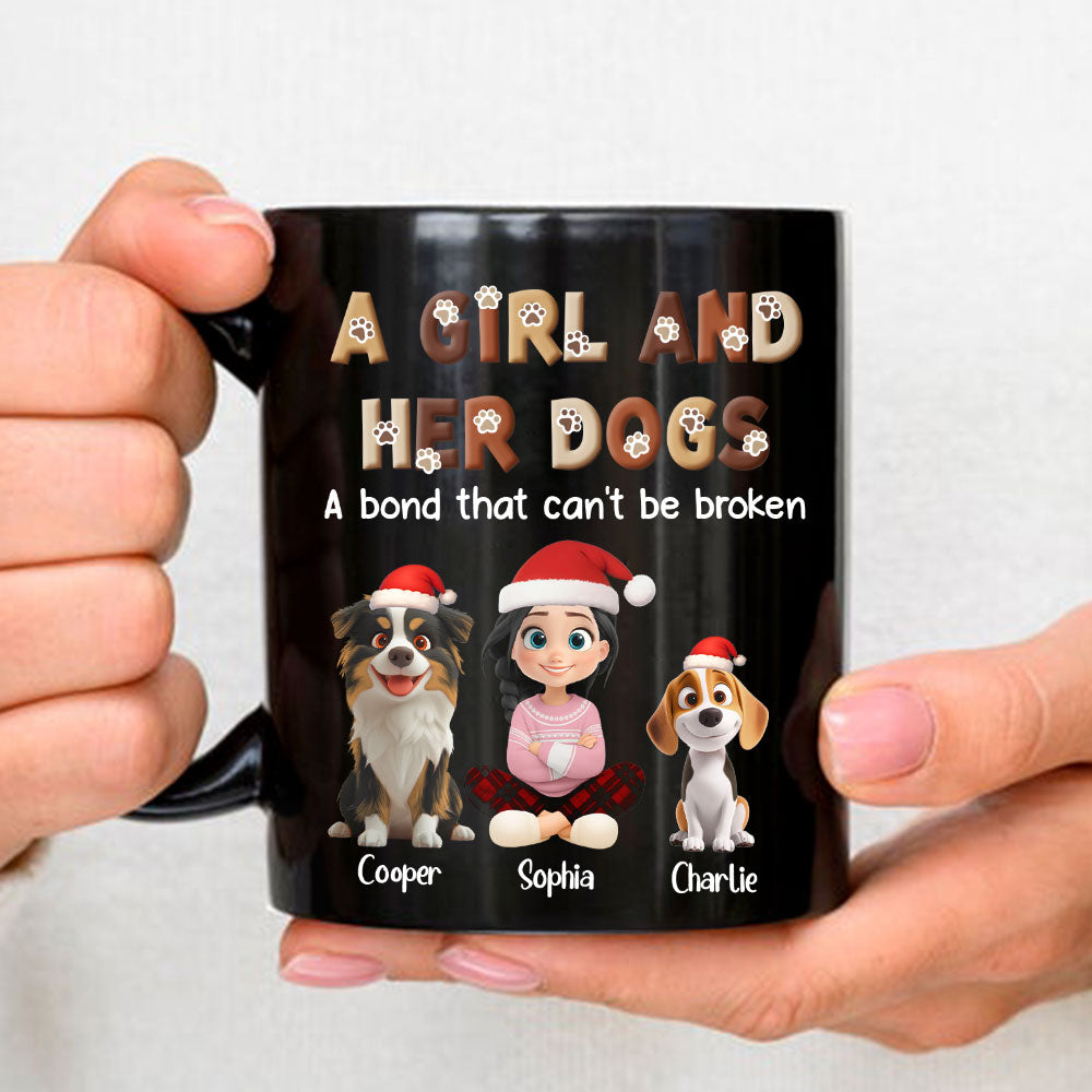Custom Christmas Birthday Gifts For Dog Mom, Dog Lovers • My Biological Parent - Personalized Coffee Mug