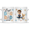 Custom Father's day Birthday Gifts For Dog Dad, Dog Lovers • Best Dog Dad Version 2 - Personalized 3D Inflated Effect Mug