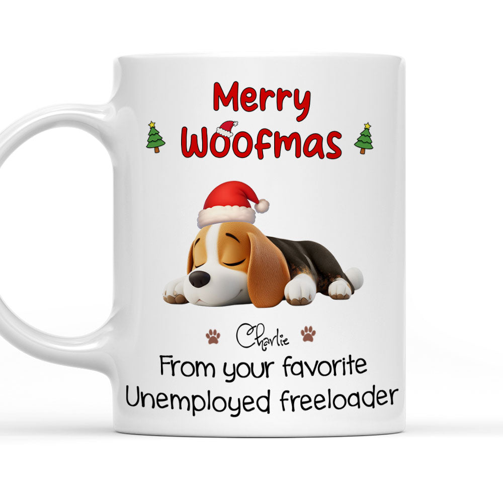 Custom Christmas Birthday Gifts For Dog Dad, Dog Lovers • From You Favorite - Personalized Coffee Mug