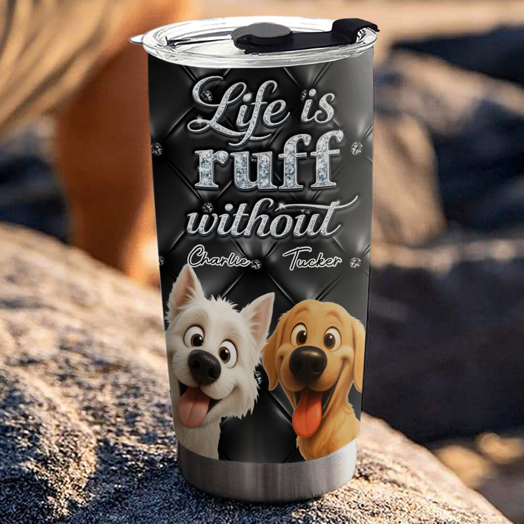 Custom Christmas Birthday Gifts For Dog Mom, Dog Lovers • Swell It Up - Personalized 3D Effect Tumbler