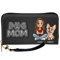The Dog Mom - Personalized Leather Wallet