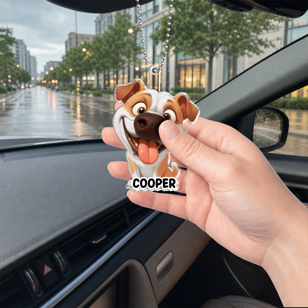 Boop My Nose - Personalized Nose Squishy Acrylic Car Ornament