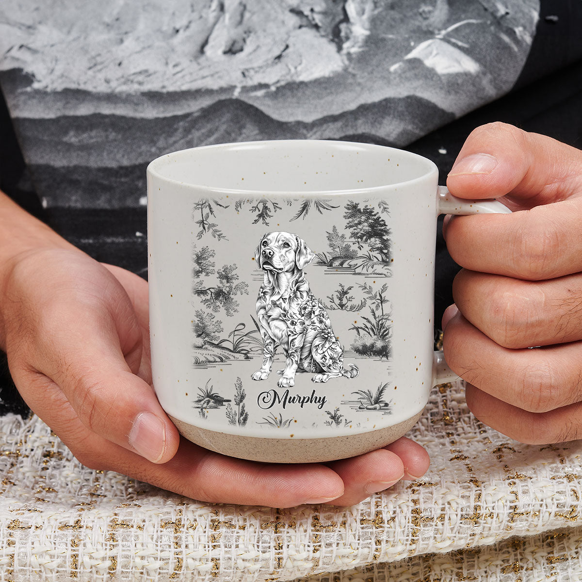 Custom Christmas Birthday Gifts For Dog Mom, Dog Lovers • Fancy You - Personalized Pottery Mug
