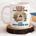 Custom Photo Father's day Birthday Gifts For Dog Dad, Dog Lovers • Favorite Dog Poo Picker Photo - Personalized Coffee Mug
