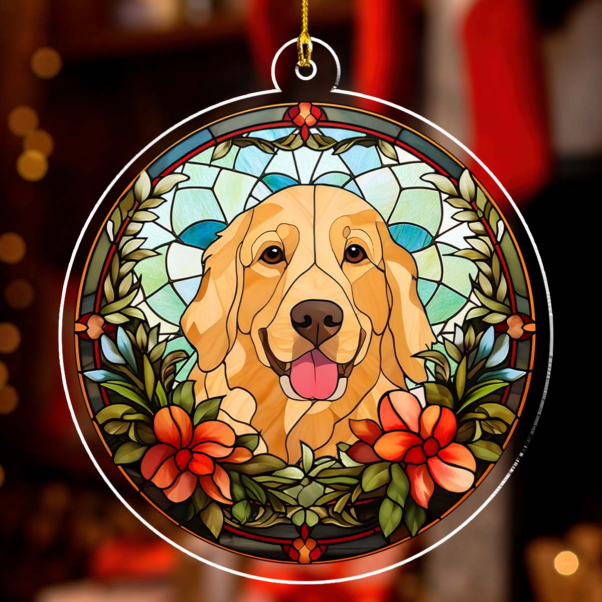 Lovely Dog - Personalized Acrylic Ornament