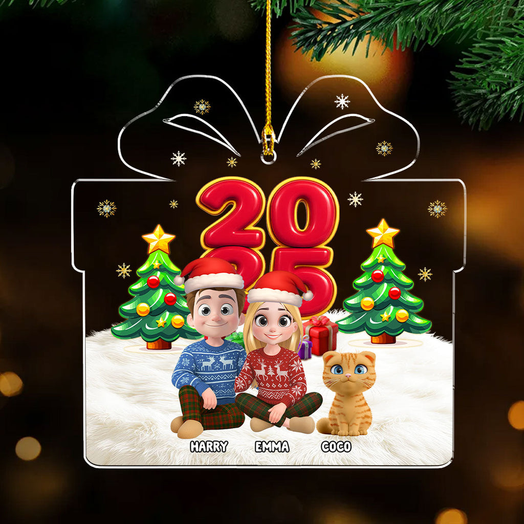 You Me And Our Kids - Personalized Acrylic Ornament