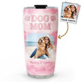 Custom Photo Christmas Birthday Gifts For Dog Mom, Dog Lovers • My Favorite One Photo - Personalized 3D Effect Tumbler