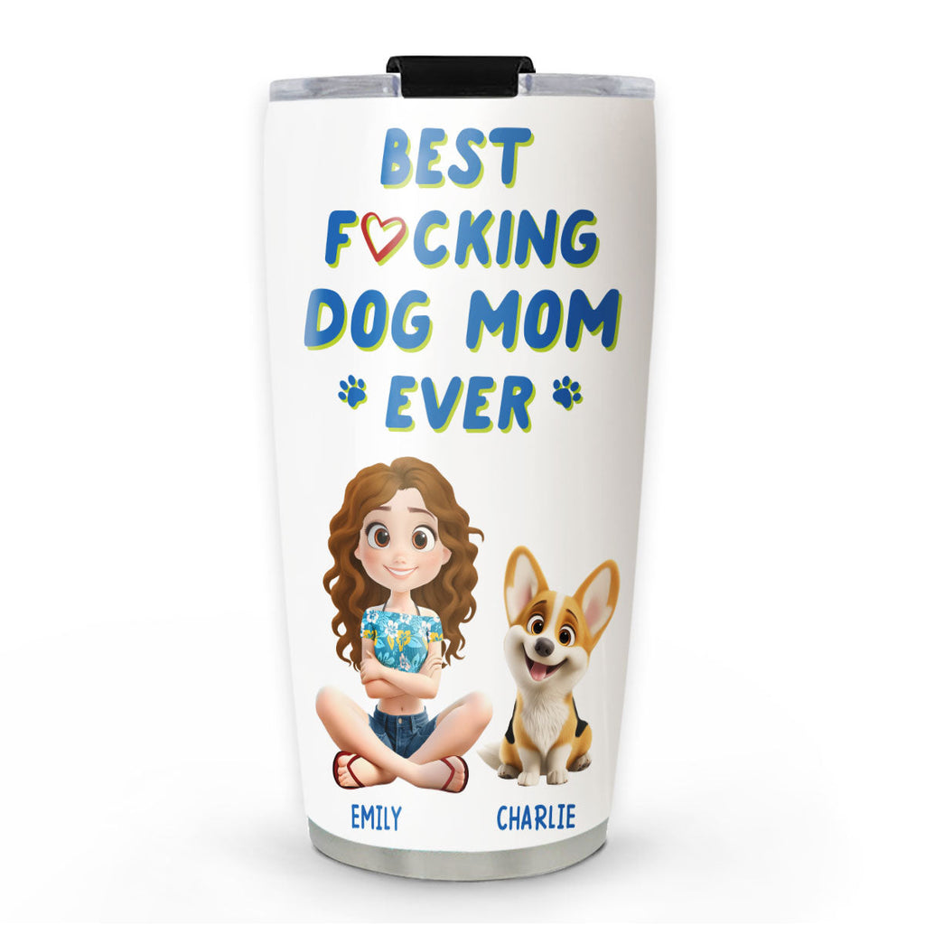 Custom Christmas Birthday Gifts For Dog Mom, Dog Lovers • Summertime With Me - Personalized Tumbler