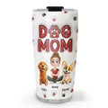 Custom Christmas Birthday Gifts For Pet Lovers • Lovely Dog Mom New Style - Personalized 3D Inflated Effect Tumbler