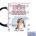 Custom Photo Christmas Birthday Gifts For Dog Mom, Dog Lovers • Cherry On Top Photo - Personalized 3D Inflated Effect Accent Mug