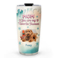 Custom Photo Christmas Birthday Gifts For Dog Lovers • My Most Favorite Human Photo - Personalized Tumbler
