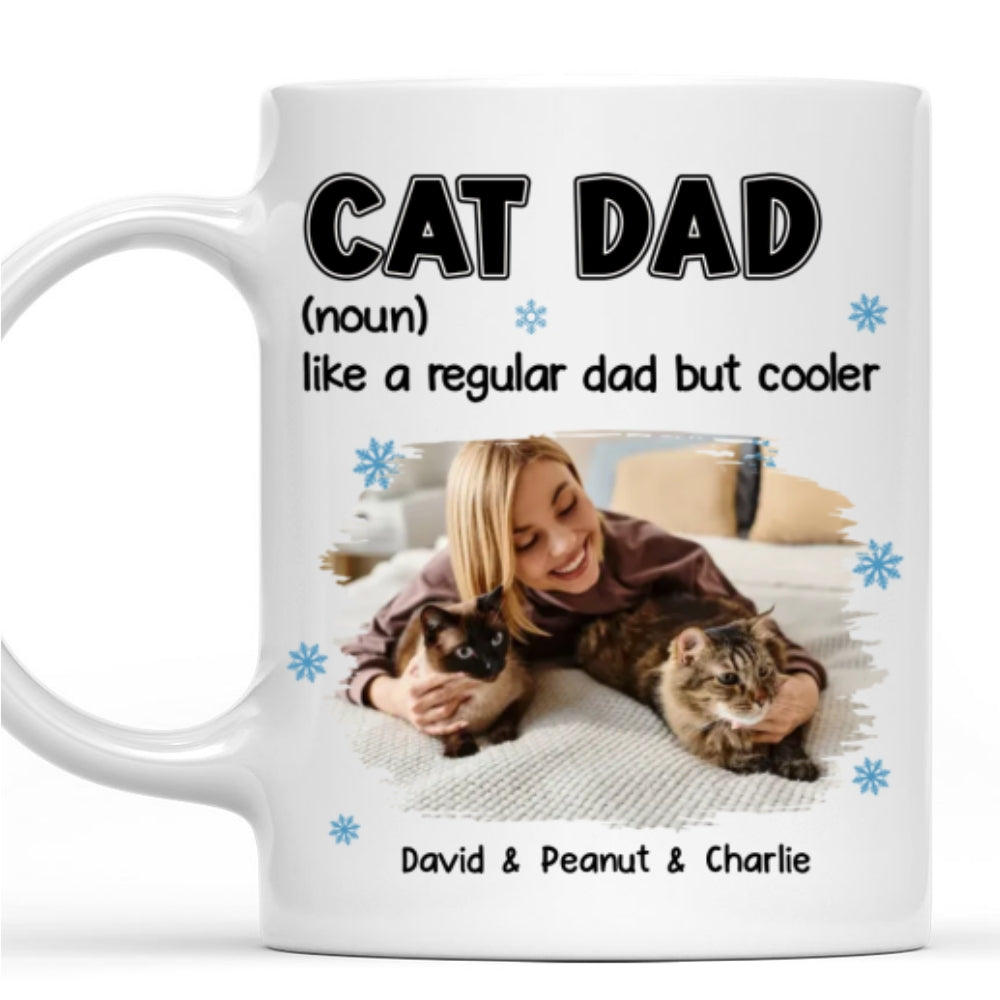 Custom Photo Christmas Birthday Gifts For Cat Lovers • But Cooler Cat Version Photo - Personalized Coffee Mug