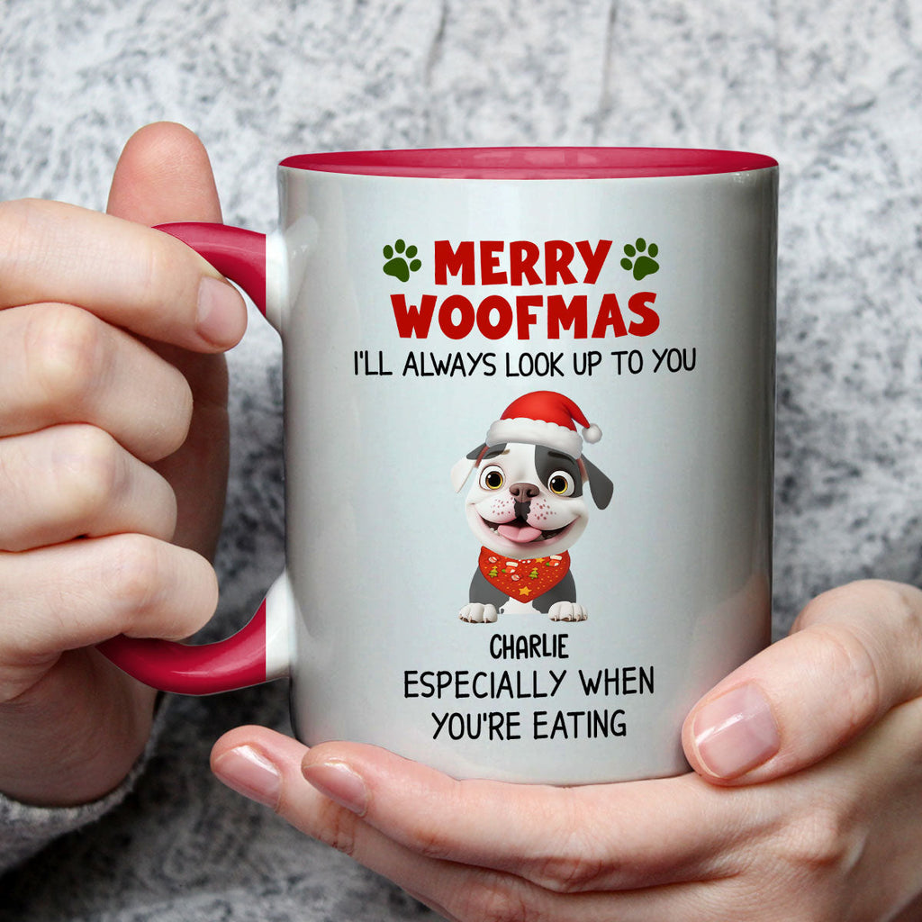 Custom Christmas Birthday Gifts For Dog Lovers • Especially When You Are Eating Christmas - Personalized Accent Mug