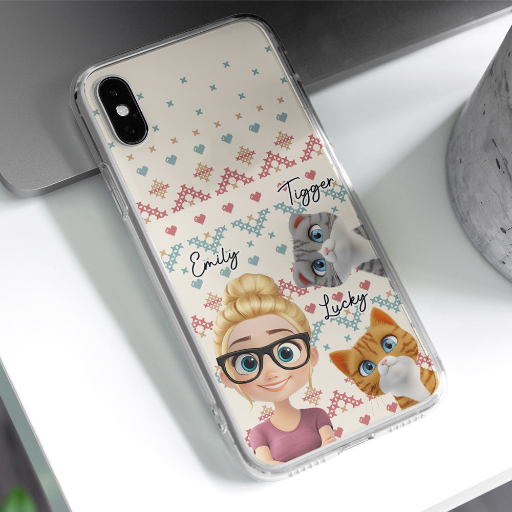 This Cozy Season With Cats - Personalized Phone Case