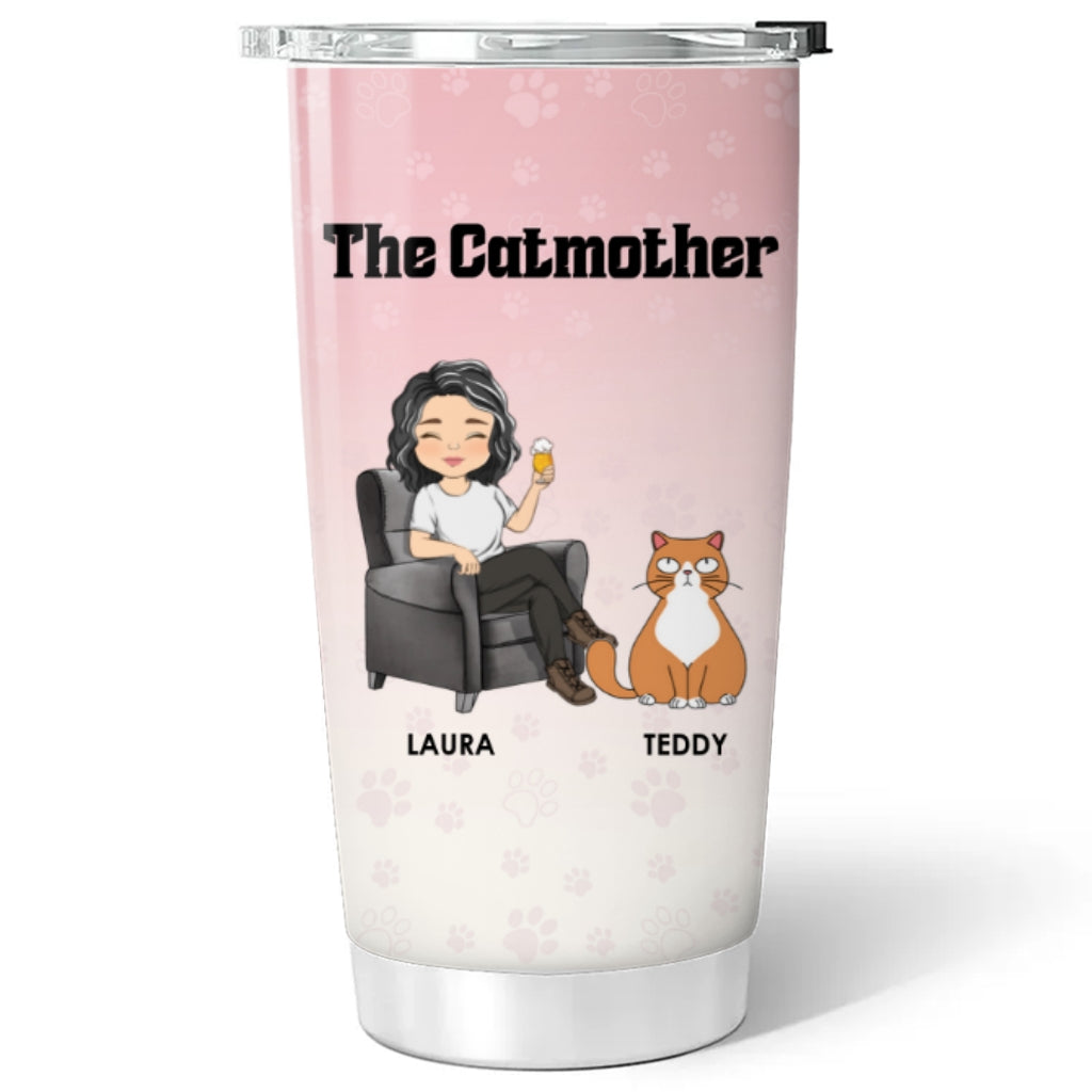 Custom Christmas Birthday Gifts For Dog Mom, Dog Lovers • The Lovely Catmother - Personalized Tumbler