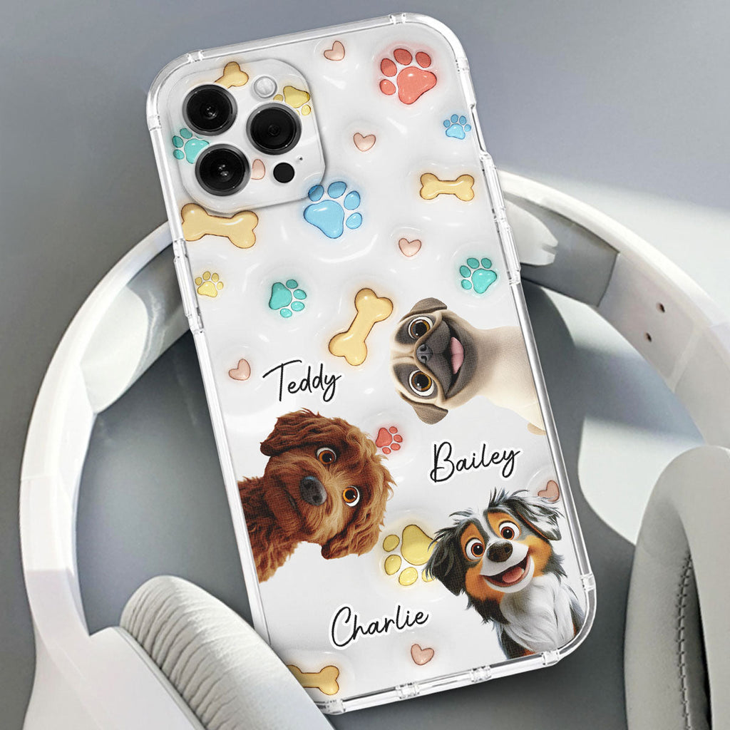 Cute Dog Baby - Personalized 3D Inflated Effect Phone Case