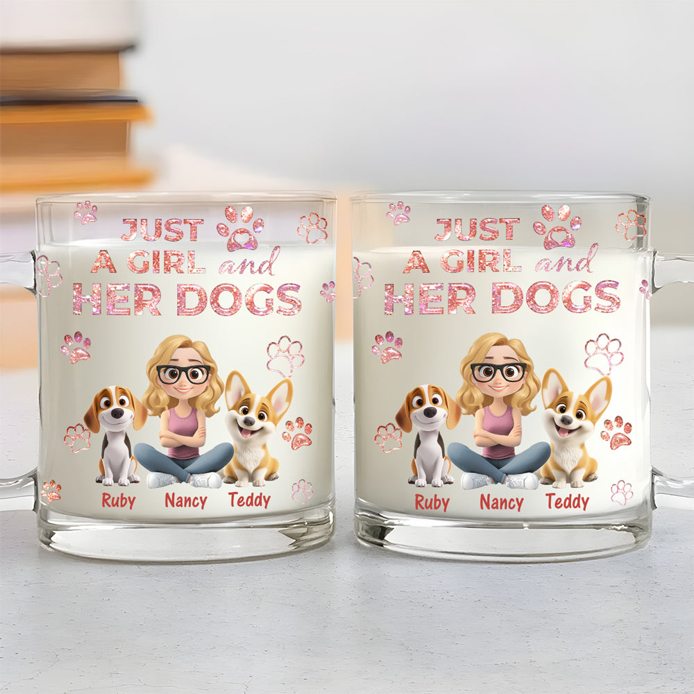 Custom Christmas Birthday Gifts For Dog Mom, Dog Lovers • You Are The Miracle - Personalized 3D Inflated Effect Glass Mug