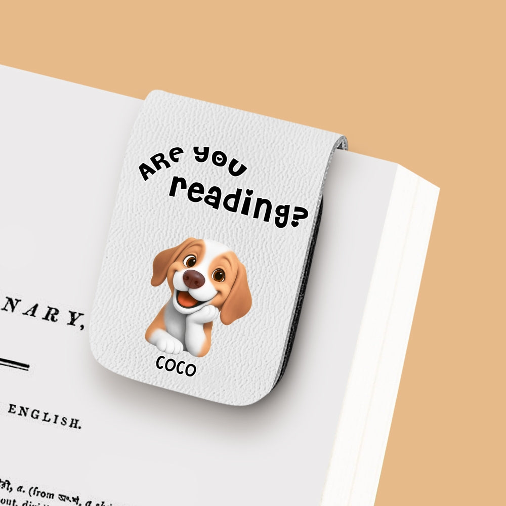 Thinking About You - Personalized Leather Bookmark
