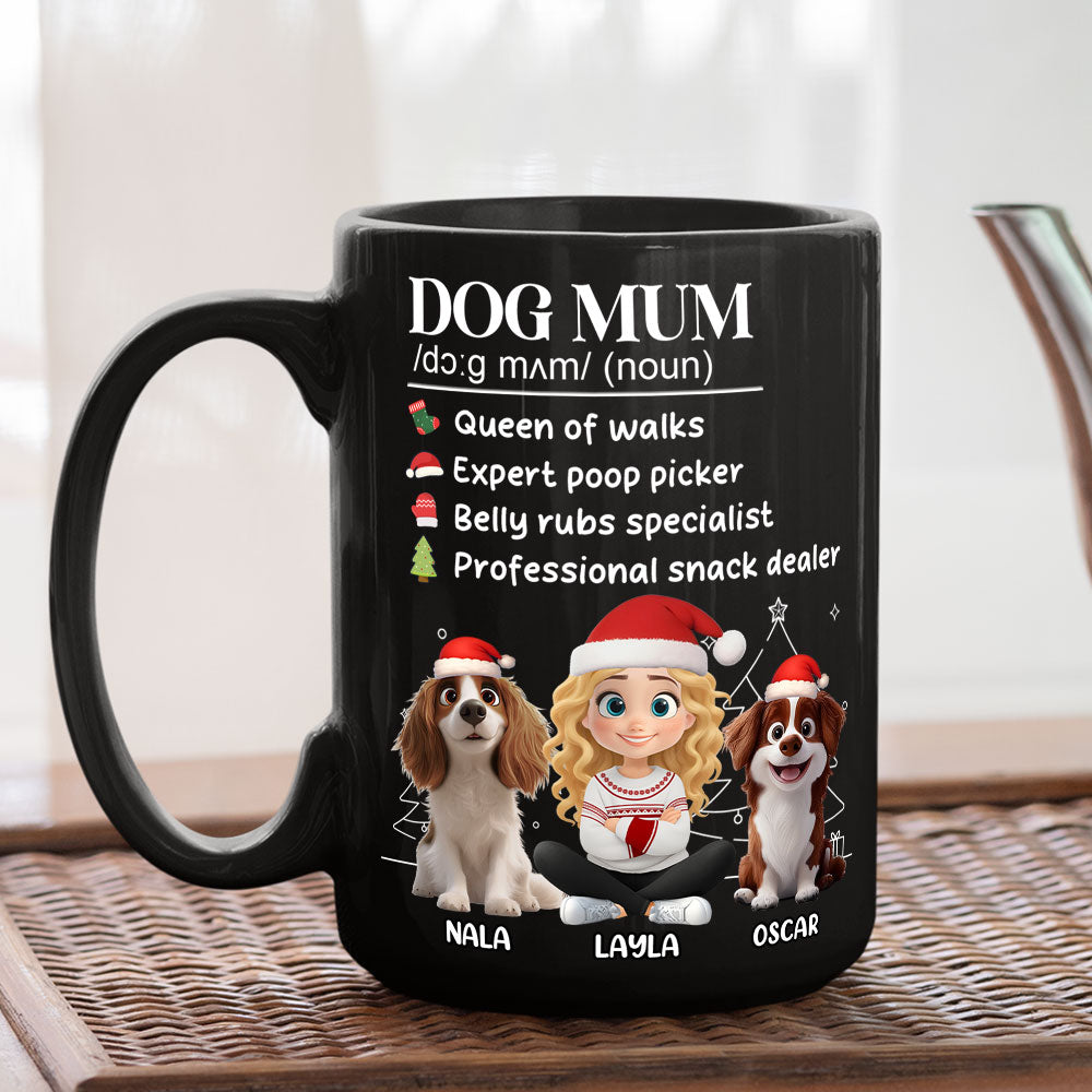 Custom Christmas Birthday Gifts For Dog Lovers • My King And Queen - Personalized Coffee Mug