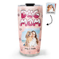 Custom Photo Christmas Birthday Gifts For Dog Mom, Dog Lovers • Christmas Is Coming To Paw Photo - Personalized 3D Inflated Effect Tumbler